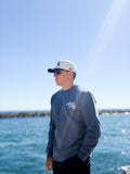 Wordmark Crewneck- Storm Blue