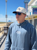 Wordmark Hoodie- Slate Blue