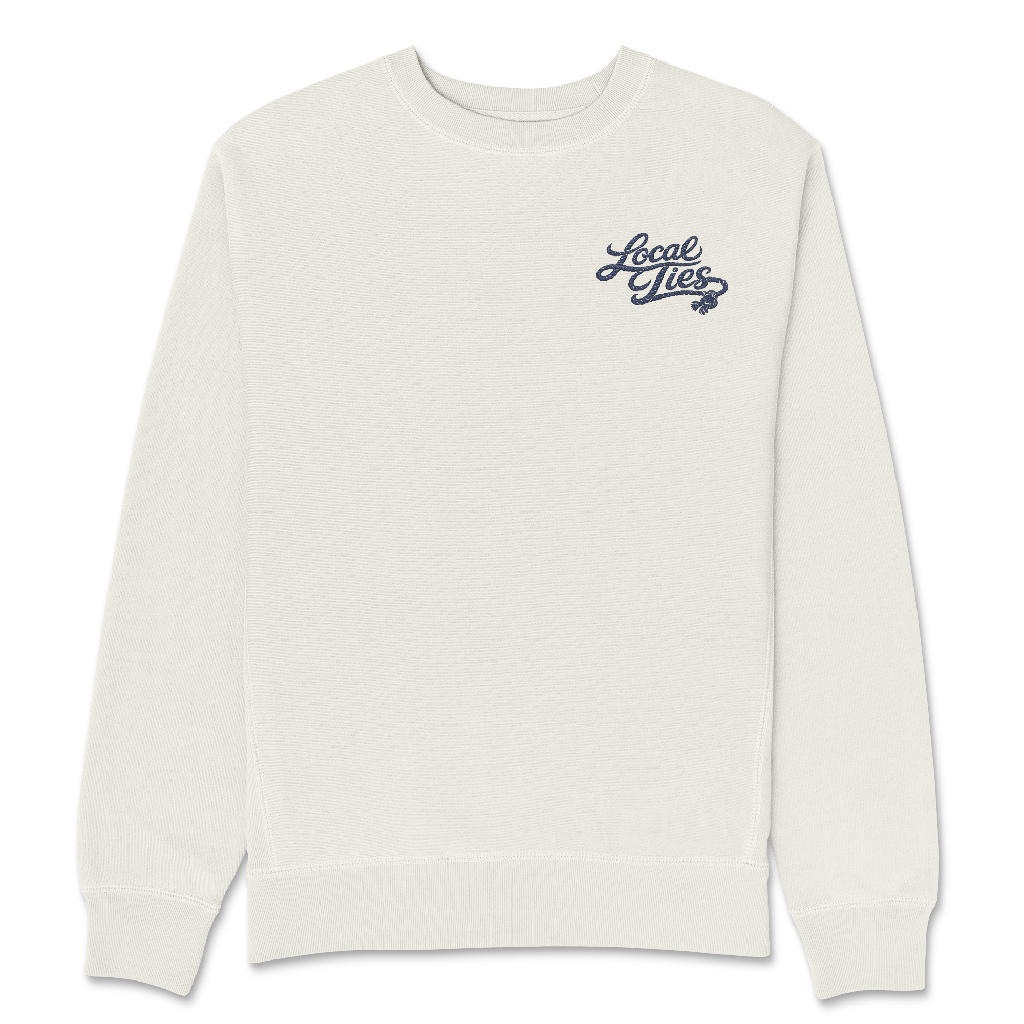 Wordmark Crewneck- Bone